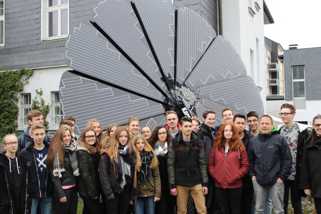 © Kurs 21 e.V. Schülergruppe beim Energiewendecamp