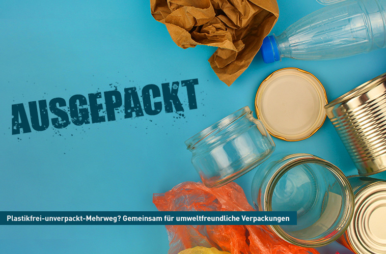 © istockphoto.com/Mukhina1 Bild mit verschiedenen Verpackungen und Schriftzug "Ausgepackt"